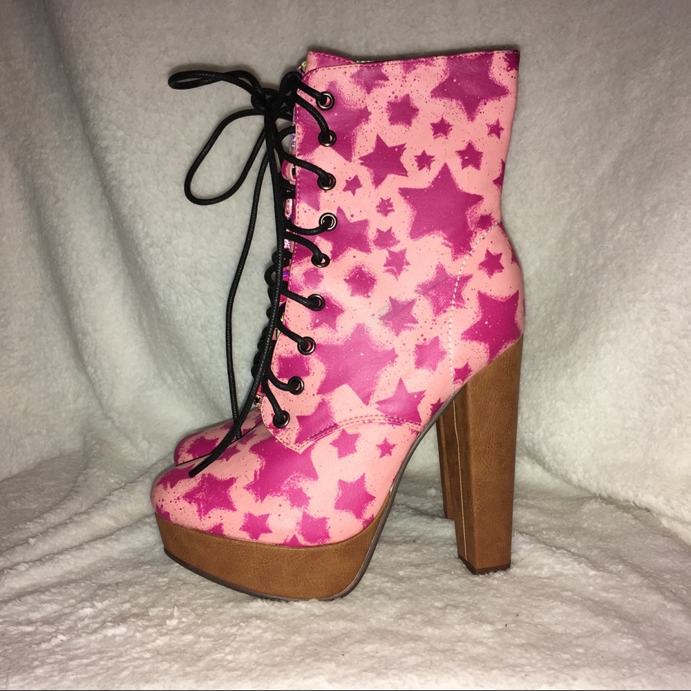 ❤️FLASH SALE❤️ IRON FIST STARSHIP PLATFORM BOOTIES